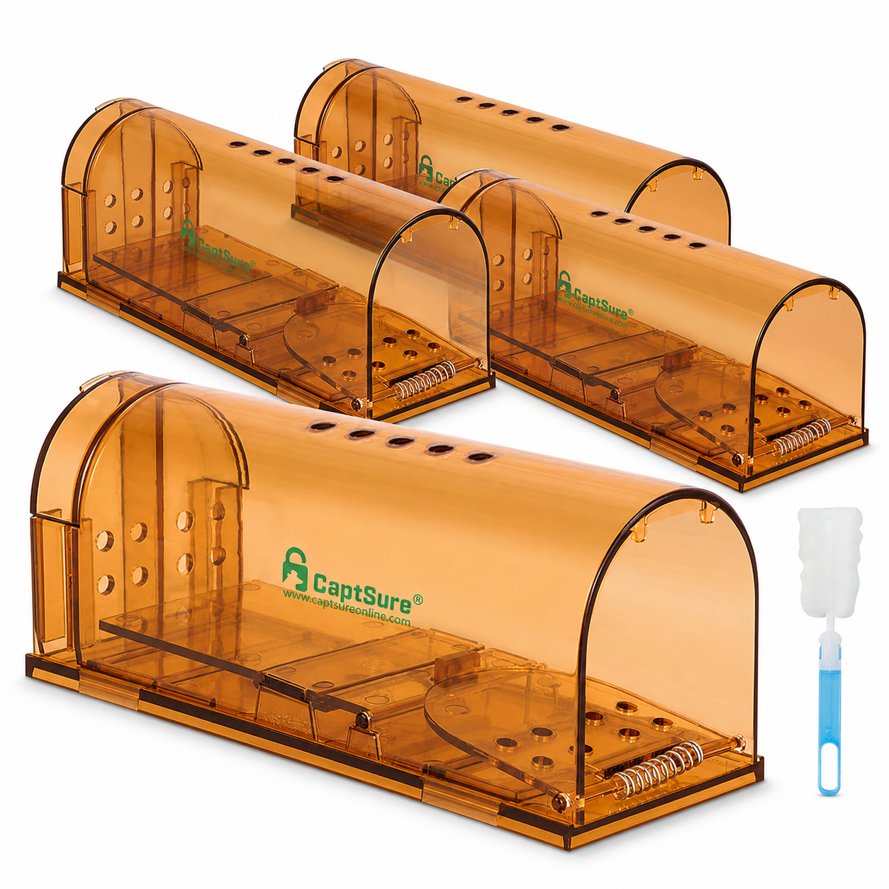 CAPTSURE Humane Mouse Trap — 4 Pack